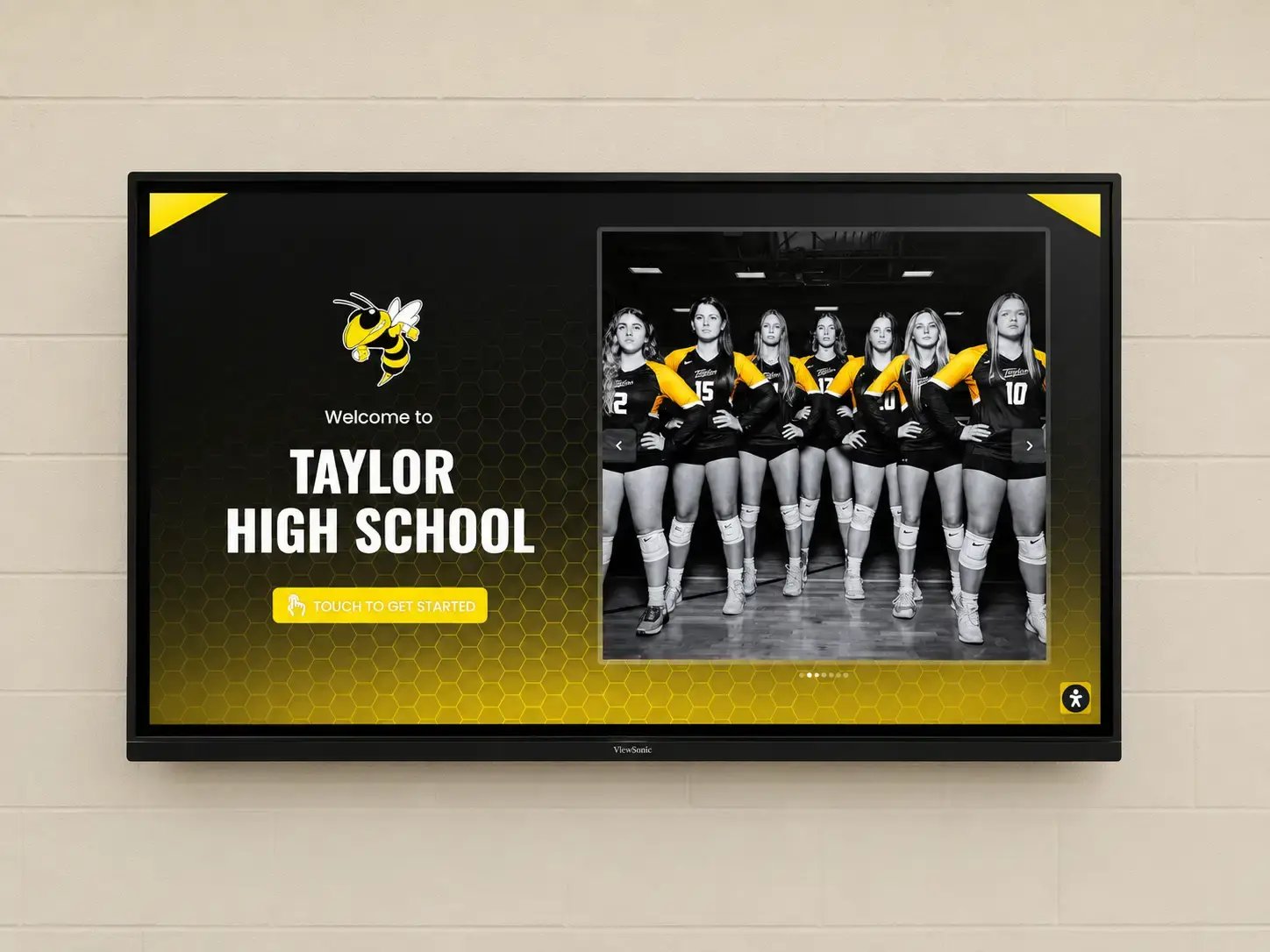 Taylor-High-School-Gipper-Touch-display