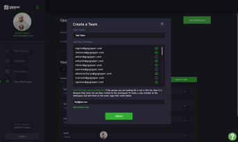 Create a Team