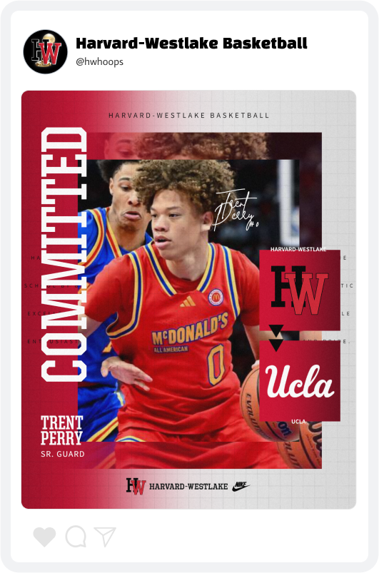 Harvard-Westlake Boys' Basketball College Commitment Graphic Harvard-Westlake Boys' Basketball College Commitment Graphic