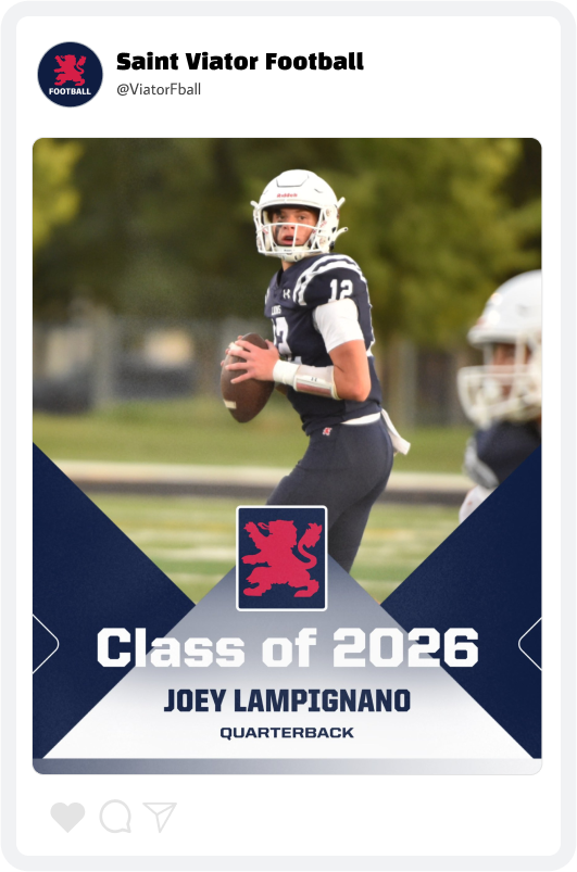 Saint Viator Football Award Graphic Saint Viator Football Award Graphic