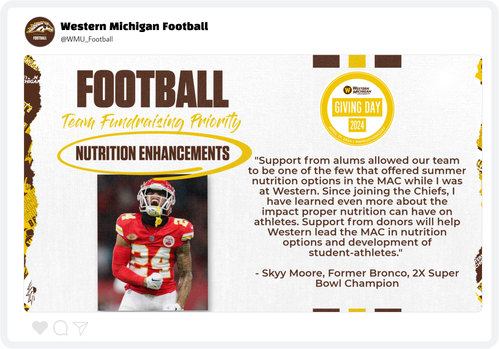Western Michigan Football Quote Graphic Western Michigan Football Quote Graphic