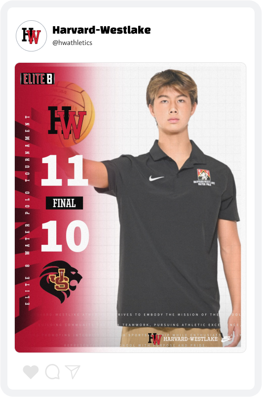 Harvard-Westlake Water Polo Final Score