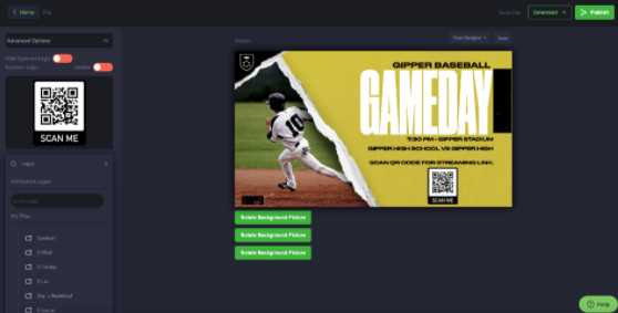 social media graphics boxout sports hometown ticketing