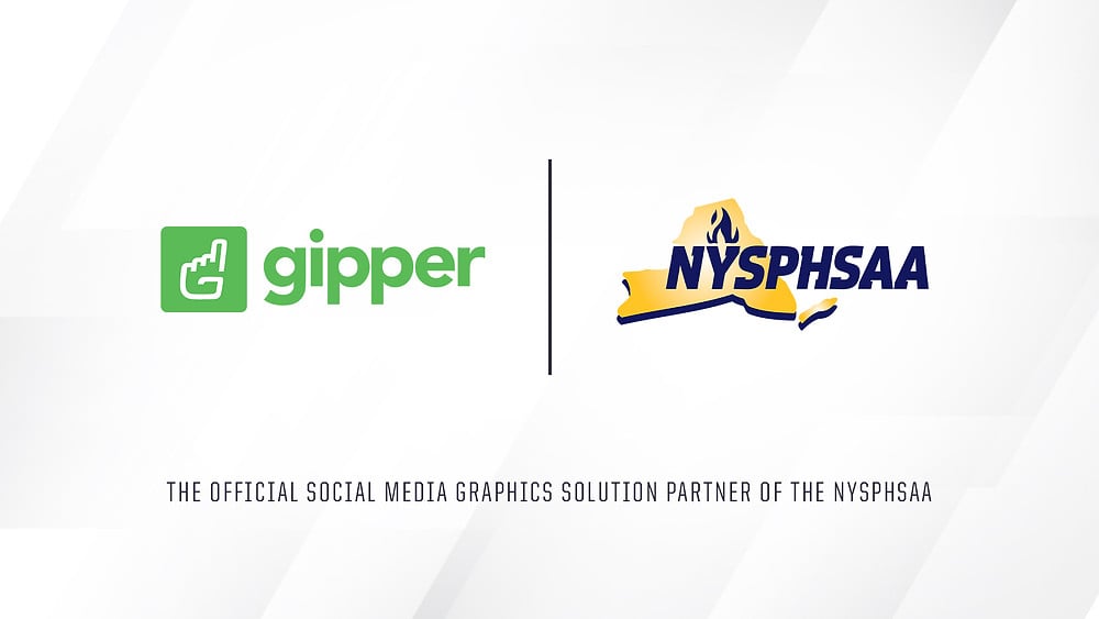 Gipper and NYSPHSAA Partnership Graphic