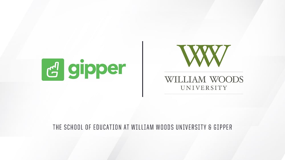 Gipper and the School of Education at William Woods University Partnership Graphic