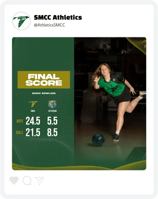 SMCC Bowling Final Score SMCC Bowling Final Score