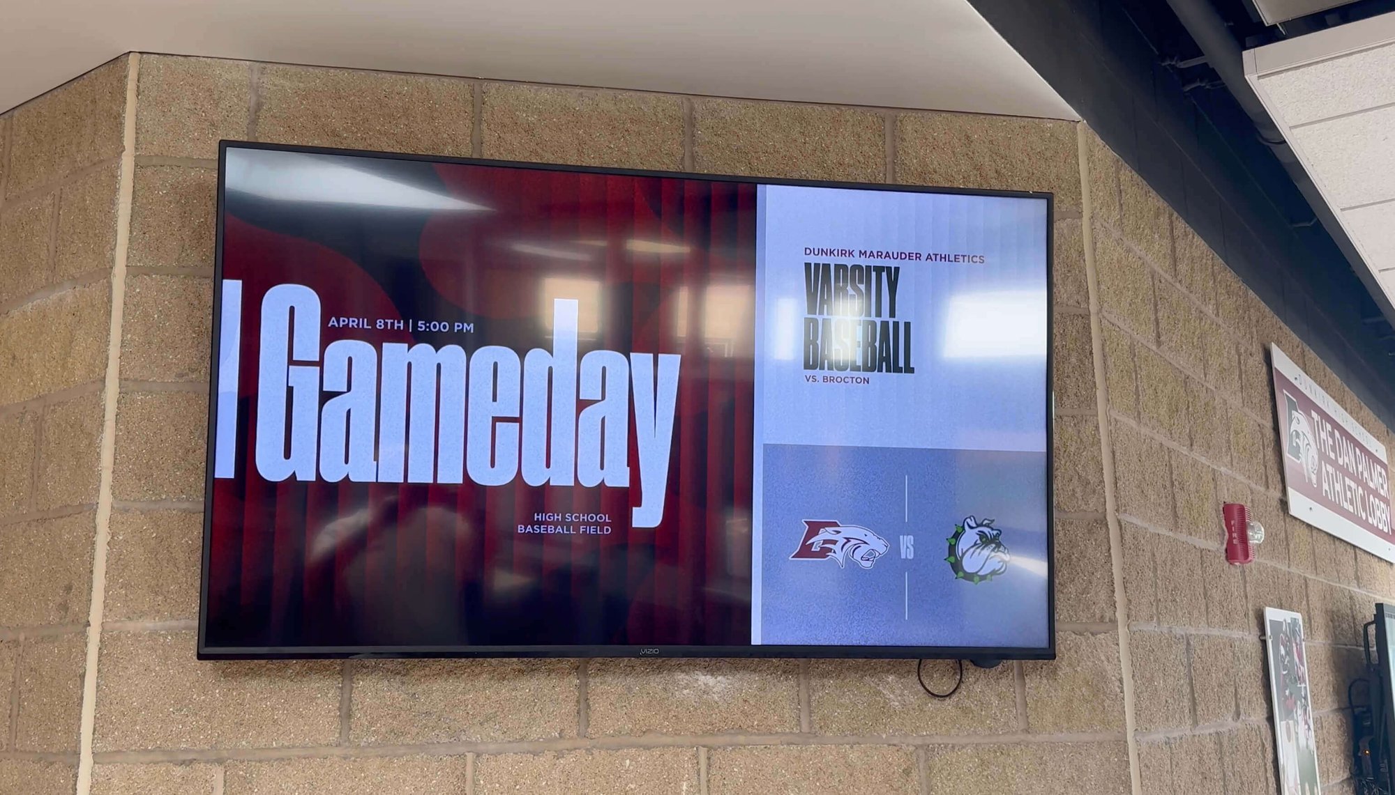 Dunkirk-high-school-gipper-display