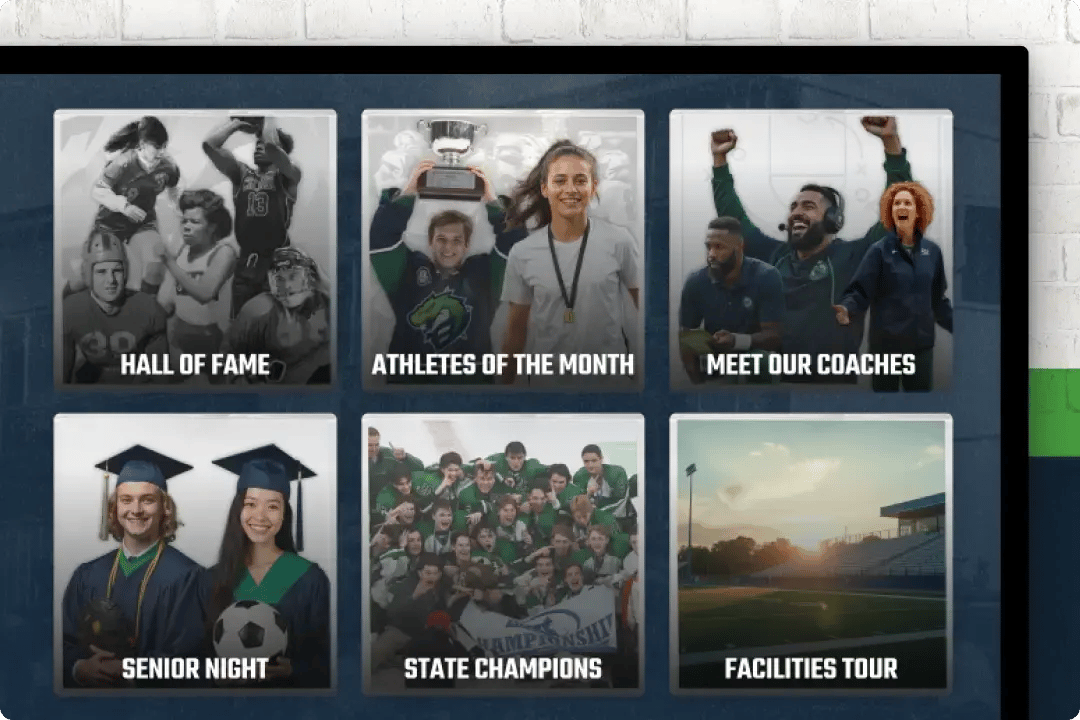 Digital hall of fame with multiple use cases