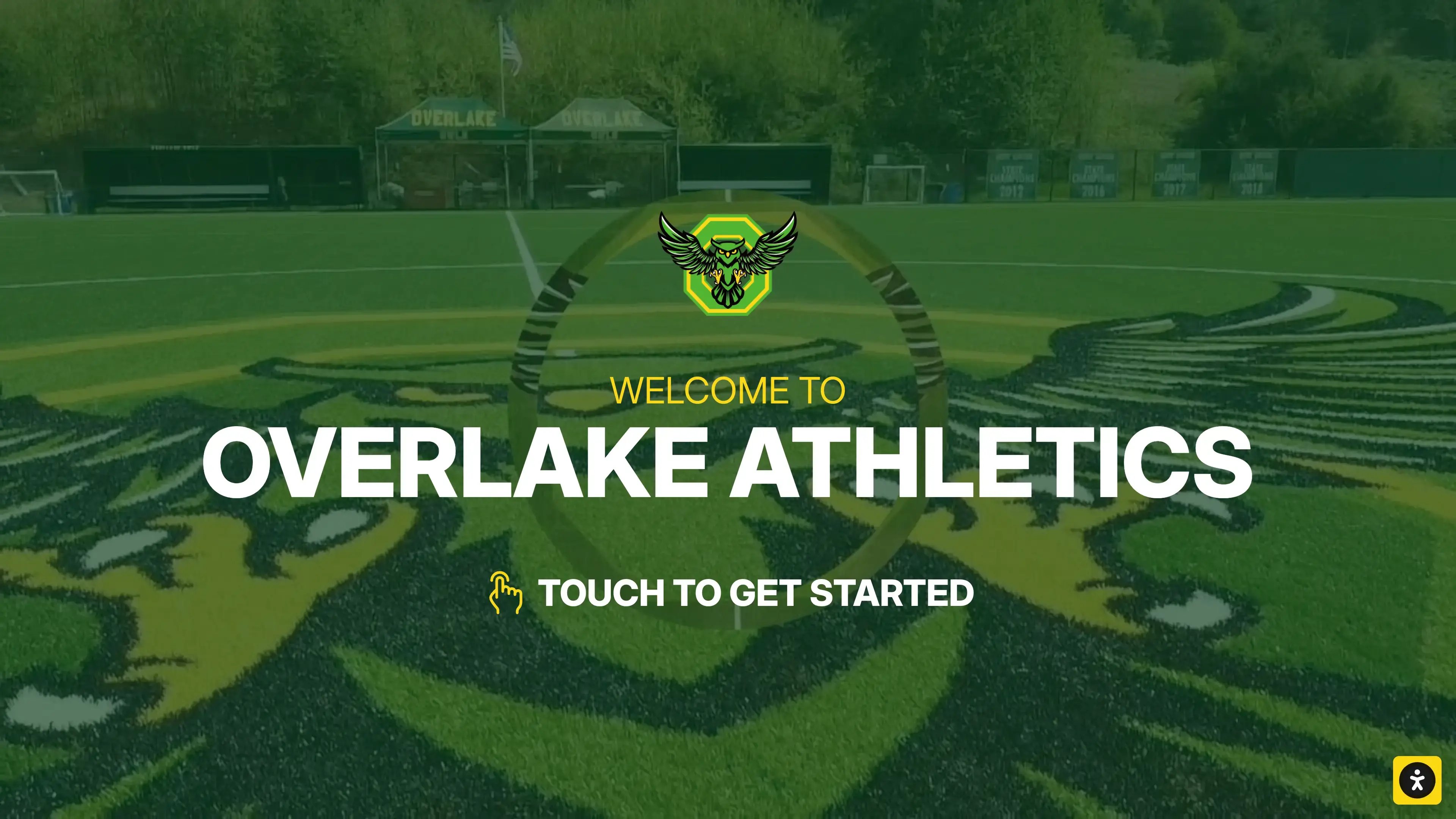 Overlake Athletics Touchscreen