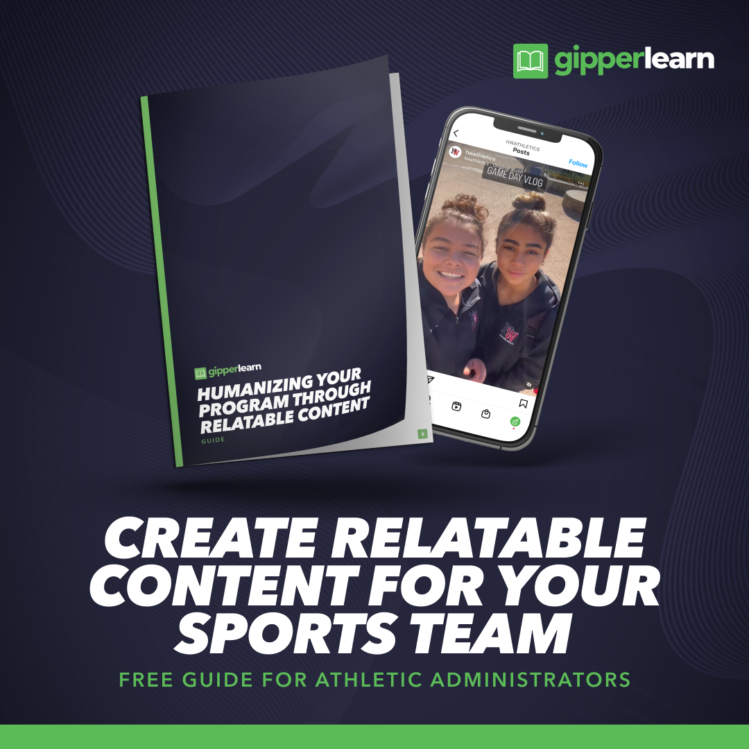 Digital guide on how to create relatable content for your sports social media.