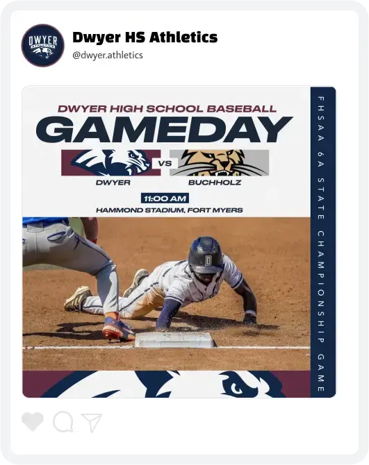 Dwyer Baseball Gameday