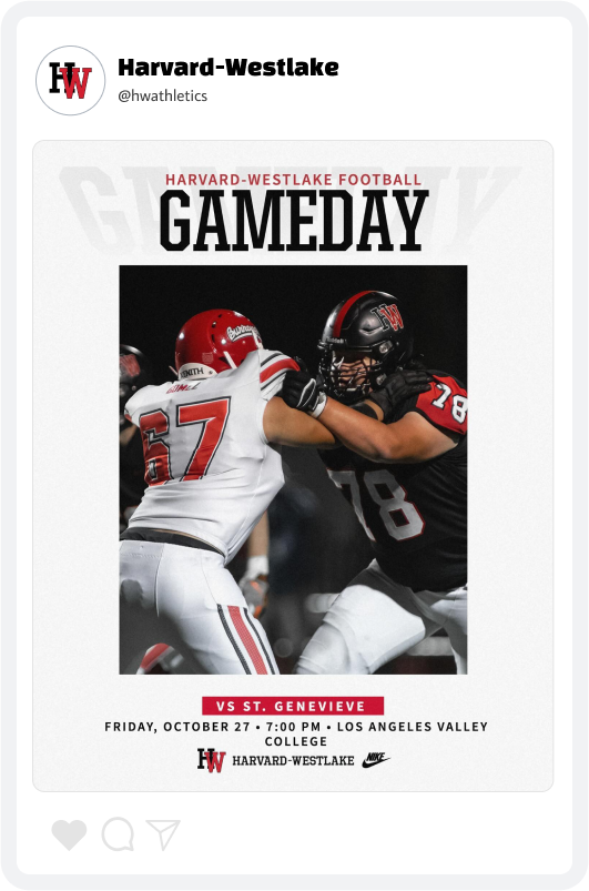 Harvard-Westlake Football Game Day