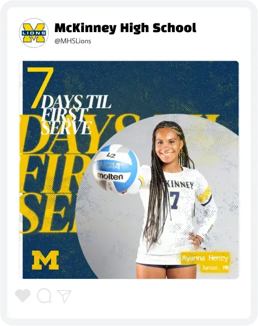 McKinney Volleyball Countdown McKinney Volleyball Countdown