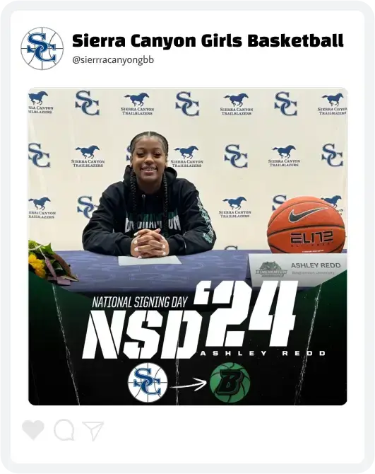 Sierra Canyon Athlete Commitment Sierra Canyon Athlete Commitment